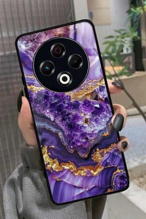 Tecno Spark 30 Uyumlu Pembe Çiçek Tasarımlı Parlak Silikon Kılıf