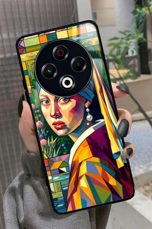 Tecno Spark 30 Uyumlu Karışık Mermer Tasarımlı Parlak Silikon Kılıf