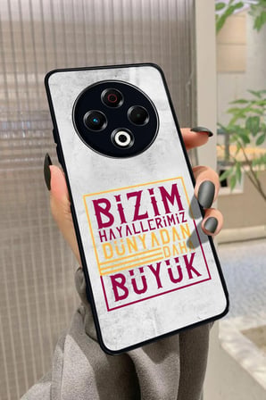 Tecno Spark 30 Uyumlu Türk Bayrağı Tasarımlı Parlak Silikon Kılıf