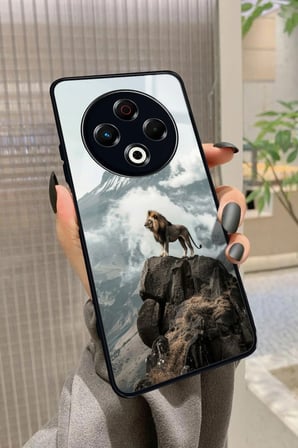 Tecno Spark 30 Uyumlu Beyaz Kelebek Tasarımlı Parlak Silikon Kılıf