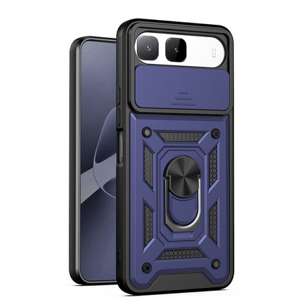 Tecno Spark 40 5G Uyumlu Kılıf Kamera Korumalı Standlı Tank Zr-SrVega
