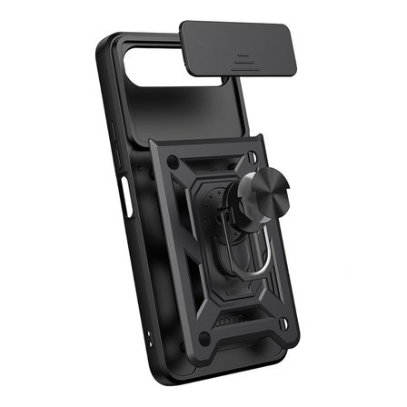 Tecno Spark 40 5G Uyumlu Kılıf Kamera Korumalı Standlı Tank Zr-SrVega