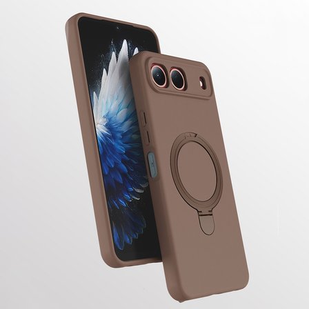 Tecno Spark 40 5G Uyumlu Kılıf Magesafe Şarj Stand Özellikli Zr-Samara
