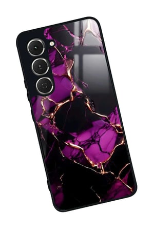 Tecno Spark 40 Pro Uyumlu Pembe Gül Tasarımlı Parlak Silikon Kılıf
