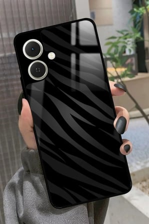 Tecno Spark GO 2 Uyumlu Zebra Tasarımlı Parlak Silikon Kılıf