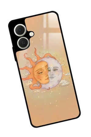 Tecno Spark GO 2 Uyumlu Kalp Tasarımlı Parlak Silikon Kılıf