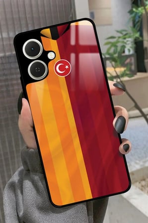 Tecno Spark GO 2 Uyumlu Kahverengi Kurdele Tasarımlı Parlak Silikon Kılıf