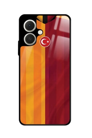 Tecno Spark GO 2 Uyumlu Kahverengi Kurdele Tasarımlı Parlak Silikon Kılıf