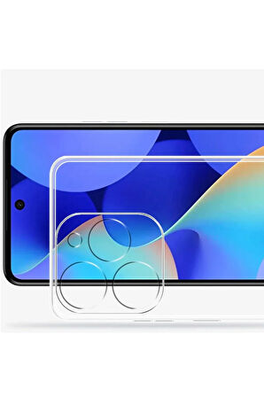 Tecno Spark Go 2024 Kılıf Şeffaf İnce Silikon Kapak Azn-Lüx