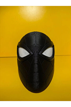 Siyah Örümcek Adam Spiderman Spider-man Maske Mıknatıslı Plastik Maske Spider man