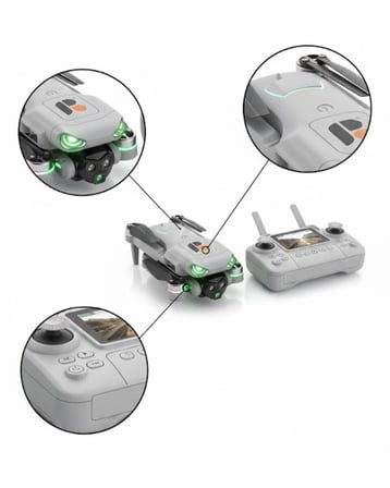 Akıllı Sensörlü Drone Canlı Görüntü Aktarımlı