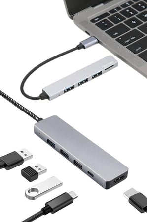 Macbook Pro/air Uyumlu USB Type-C 8 In 1 Hub Dönüştürücü Çevirici Çoklayıc?