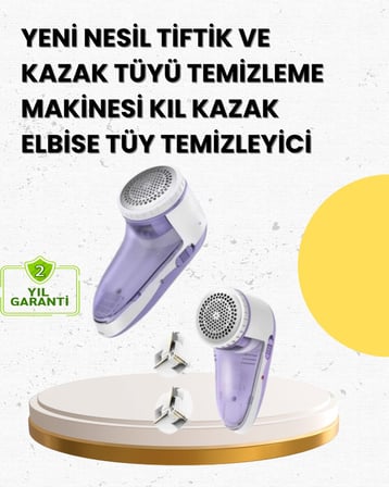 Tiftik ve Tüy Toplama Cihazı – 200ml Hazne Kompakt Boyut