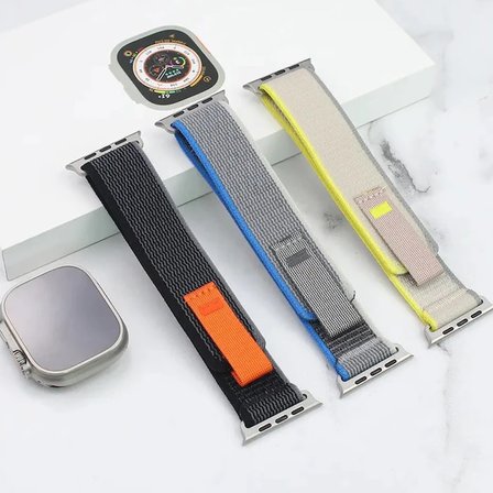 Ally Apple Watch 7-8 45mm 6-5-4 44mm Watch Ultra 49mm Field Loop Kayış Kordon 3-2-
