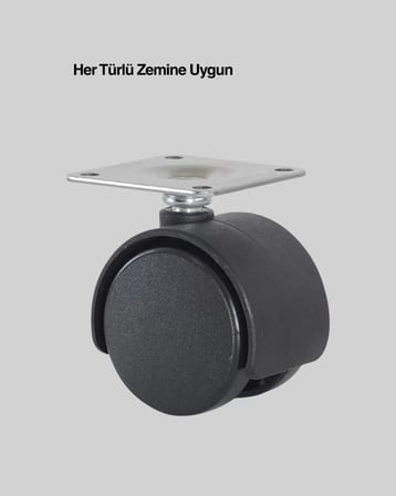 Masa ve Sehpa İçin 6 cm Kilitsiz Ayak Tekli