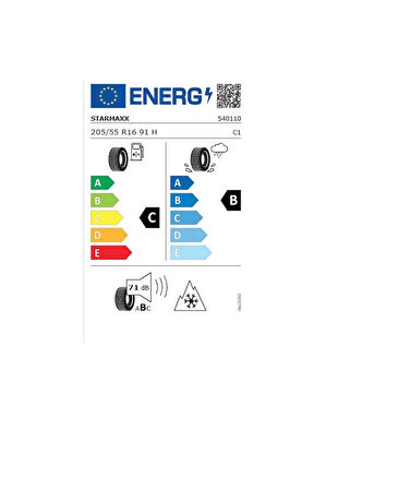 Starmaxx 205/55 R16 91H Polarmaxx Oto Kış Lastiği (Üretim Yılı: 2024)