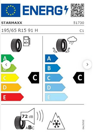 Starmaxx 195/65 R15 91H Maxx Out St582 Oto 4 Mevsim Lastiği ( Üretim Yılı: 2025 )