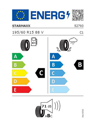 Starmaxx 195/60 R15 88V Novaro ST532 Oto Yaz Lastiği (Üretim Yılı:2024)