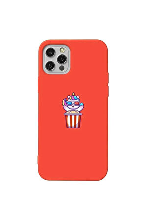 Iphone 13 Pro Max Turuncu Renkli Silikon Telefon Kilifi - Moviecorn