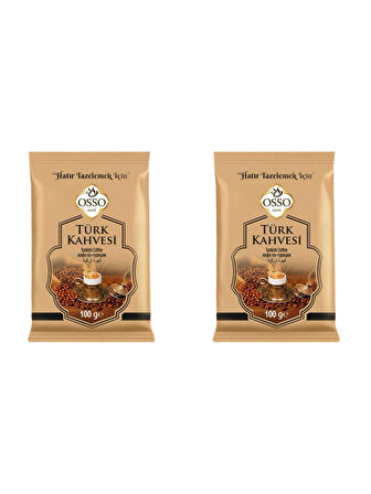Osso 2'li Türk Türk Kahvesi(2x100=200 gr)  
