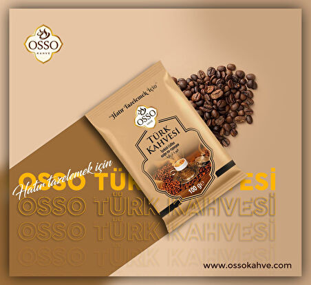 Osso 2'li Türk Türk Kahvesi(2x100=200 gr)  