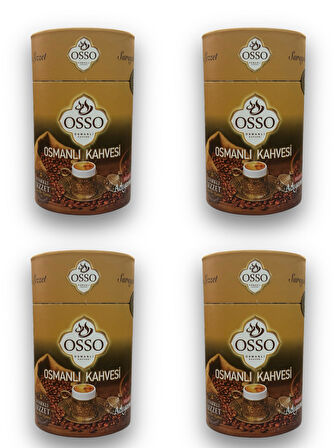 Osso 4’lü Silindir Osmanlı Kahvesi(4X200=800gr)