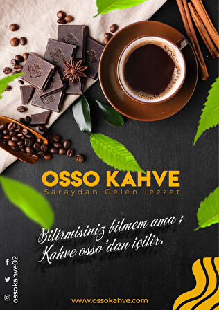 Osso 4’lü Silindir Osmanlı Kahvesi(4X200=800gr)
