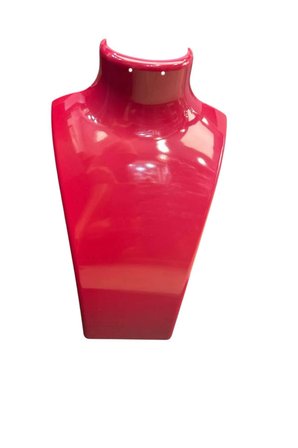 Kolye Standı Akrilik -Takı Teşhir ve Saklama Standı Fuşya 19x30 cm