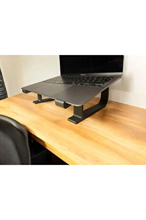 3D Yazıcı Baskı Ergonomik Laptop Standı – PLA Malzeme, 2 Parça, 21x10 cm