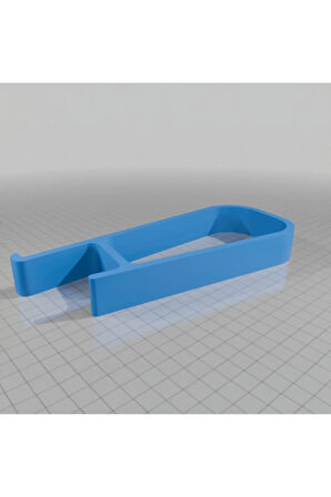 3D Yazıcı Baskı Ergonomik Laptop Standı – PLA Malzeme, 2 Parça, 21x10 cm