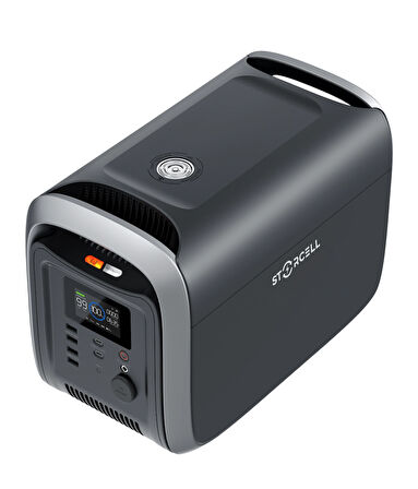 Storcell NE-1200MINI Taşınabilir Güç İstasyonu, 1200W Güç, 922Wh LifePo4 Batarya Kapasitesi