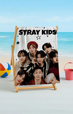 Stray Kids Plaj Havlusu – Enerji Dolu K-Pop Plaj Stili!"