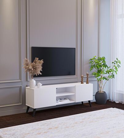 120 Cm Lik Mdf Tv Ünitesi Modüler Tv Sehpası