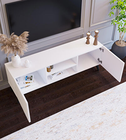 120 Cm Lik Mdf Tv Ünitesi Modüler Tv Sehpası