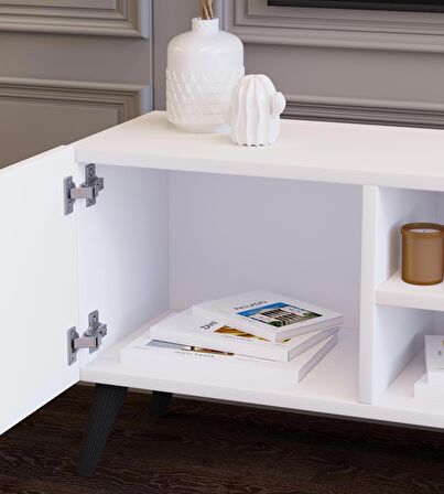 120 Cm Lik Mdf Tv Ünitesi Modüler Tv Sehpası