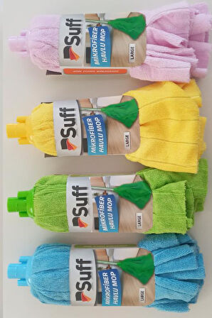 Suff 3 Adet Suff Mikrofiber Havlu Mop Large