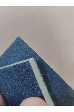9.5 x 12.5 cm Yassı Sünger Zımpara 180 kum 1 Adet Takoz Blok Flex Taşlama Ahşap El İnce iş Zımparası