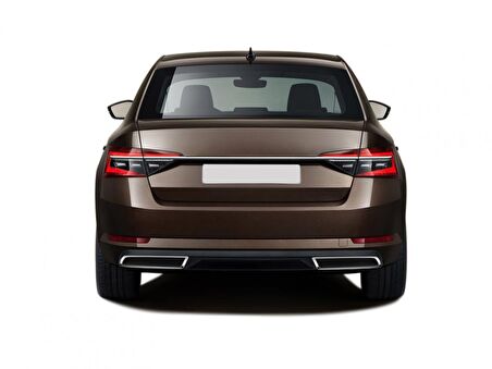 Paspasgarajı Skoda Superb Krom Egzoz Çıkışı 2 Parça 2020 ve Üzeri