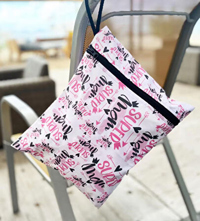 Yorni 43X46CM, Super Mom, Su Geçirmez Islak Mayo Çantası, Torbası