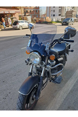 Küba Süperlight 125 Siperlik Ön Cam 2008 2024 Model 53cm Açıkfüme Renkli 4mm APARAT GÖNDERİLMEYECEK