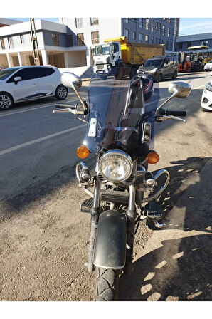 Küba Süperlight 125 Siperlik Ön Cam 2008 2024 Model 53cm Açıkfüme Renkli 4mm APARAT GÖNDERİLMEYECEK