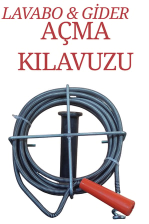 10M Pratik Lavabo Gider Açıcı Banyo Evye Klozet Açma Tel Kılavuzu Tıkanıklık Giderici Susta 10 Metre