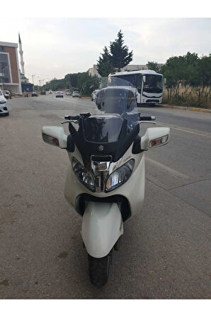 Suzuki Burgman 400 Ön cam 1999 2006 Model Yılı 64cm Şeffaf Renk 4mm Uzun Geniş Cam