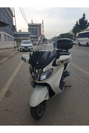 Suzuki Burgman 400 Ön cam 1999 2006 Model Yılı 64cm Şeffaf Renk 4mm Uzun Geniş Cam