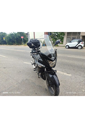 Suzuki İnazuma GW 250F Ön cam 2014 2017 Model Yılı 50cm Şeffaf Renk 4mm Uzun Geniş Cam