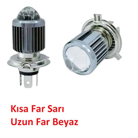 Mondıal Mh Drift L  Revival Pulsar Ns 200 Ön Far Ampulu Ledli Mercekli
