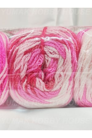 SWEET BABY BATİK Ebruli El Örgü İpi (3 Adet) - Renk: 325