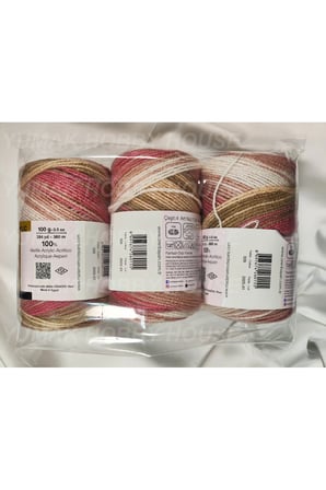SWEET BABY BATİK Ebruli El Örgü İpi (3 Adet) - Renk: 326