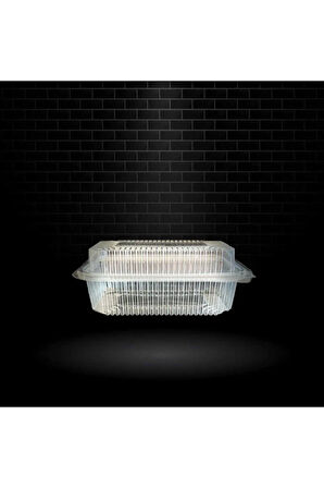 Sızdırmaz Yüksek - Bombe Kapaklı Şeffaf Plastik – 750 cc, 100 Adet, Gıda Saklama ve Servis Kabı