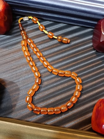 DABBAS USTA YAPIMI SSIKMA KEHRİBAR TESBİH
